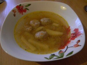 Готовим суп с фрикадельками