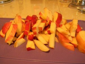 Быстрая шарлотка с яблоками 2